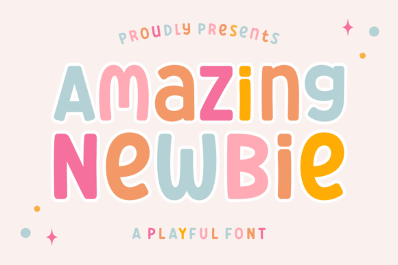 Amazing Newbie: A Display Font That Sparks Joy in Campaign Visuals