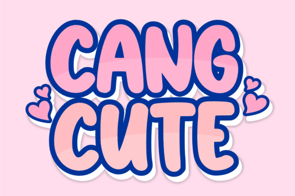Cang Cute: A Playful Display Font That Makes Your Brand Instantly Memorable