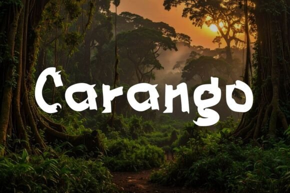 Carango: A Display Font That Speaks Before You Scroll