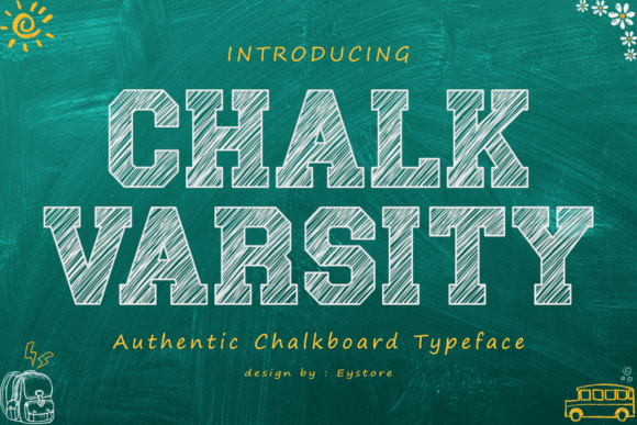 Chalk Varsity: A Bold Display Typeface for Digital Branding