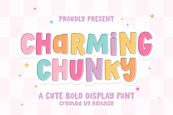 Charming Chunky: A Playful Display Font for Digital Brands