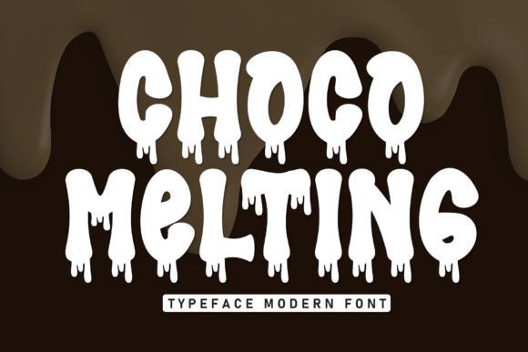 Choco Melting: A Display Font That Makes Headlines Feel Delicious