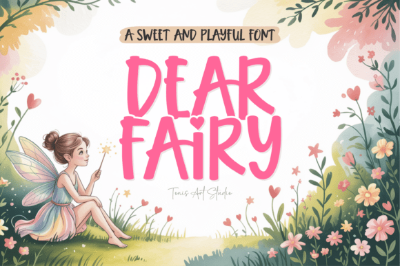 Dear Fairy: A Playful Display Font for Digital Magic