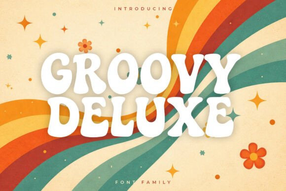 Groovy Deluxe: A Vintage Display Font That Actually Works in Real Branding