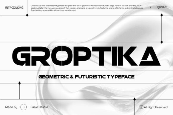 Groptika: A Bold Display Font That Builds Brand Trust