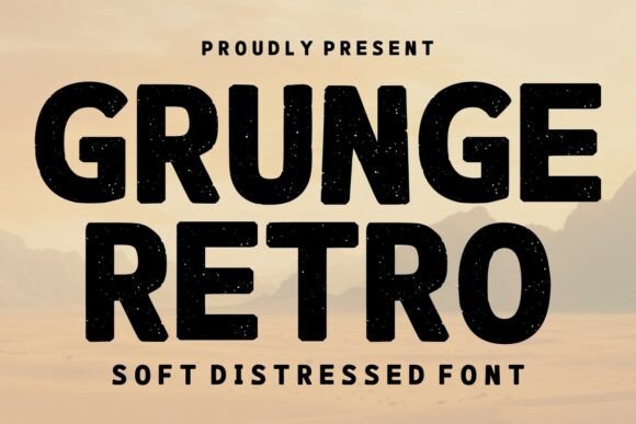 Grunge Retro: A Bold Display Font for Campaign Headlines