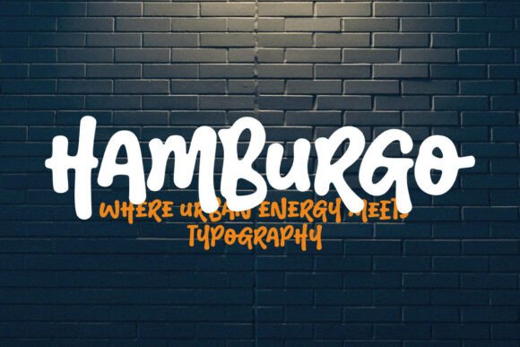 Hamburgo: A Bold Display Font for Authentic Brand Identity