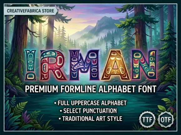 Irman: A Display Font That Commands Attention