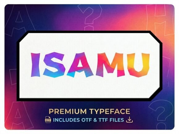 Isamu: A Bold Display Font for Scroll-Stopping Marketing