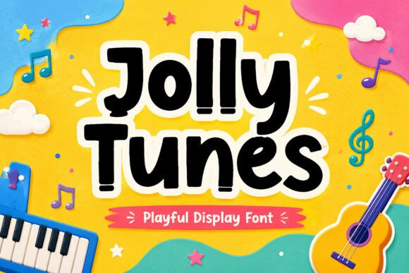 Jolly Tunes: A Playful Display Font That Delivers Joy at First Glance
