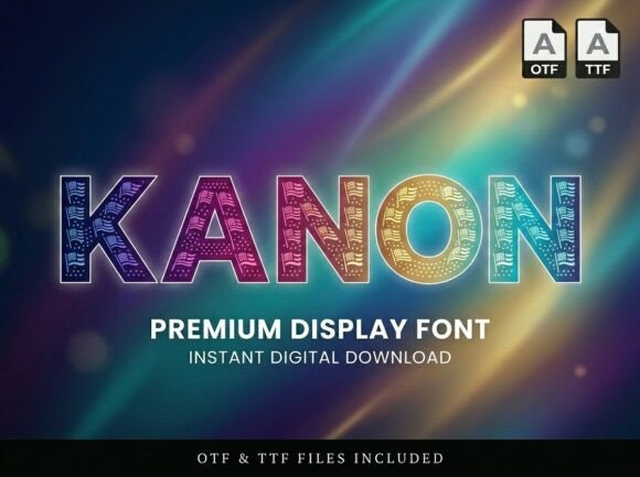 Kanon: A Display Font That Anchors Your Editorial Voice