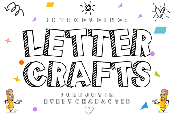 Letter Crafts: A Playful Display Font That Stands Out in Fast-Scrolling Feeds