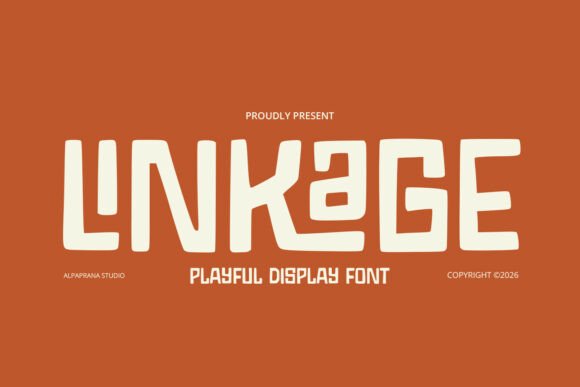 Linkage: A Playful Display Font That Lifts Digital Headlines