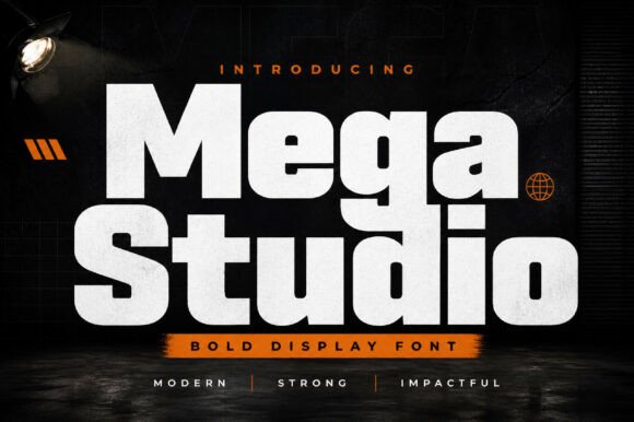 Mega Studio: A Display Font That Demands Attention—Wisely