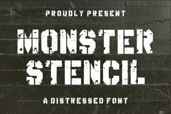 Monster Stencil Font: Bold, Consistent Branding for Small Businesses