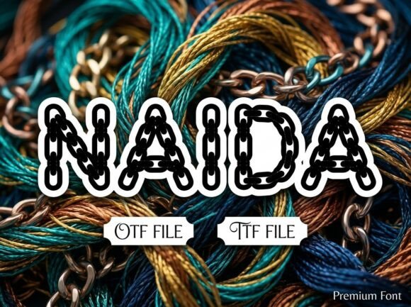 Naida: A Display Typeface That Elevates Digital Branding