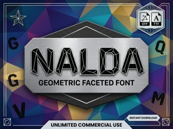 Nalda: A Display Font That Cuts Through the Digital Noise