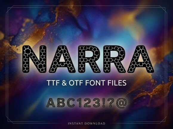 Narra: A Display Font That Earns Its Space