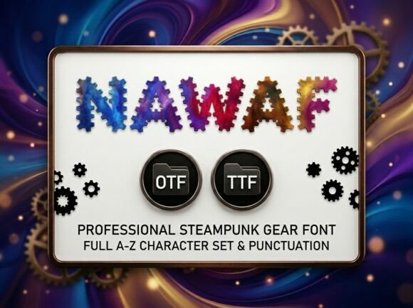 Nawaf: A Handcrafted Display Font for Artisanal Brands