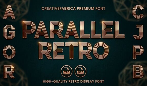 Parallel Retro: A Display Font That Adds Instant Character to Your Brand