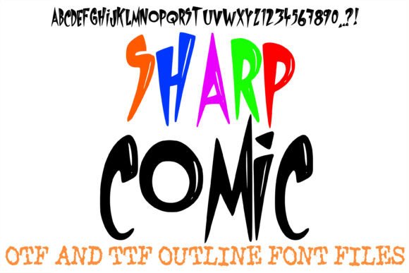 Sharp Comic: A Display Font That Grabs Attention—Fast