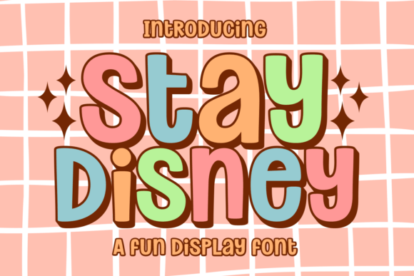 Stay Disney Display Font for Handmade Magic